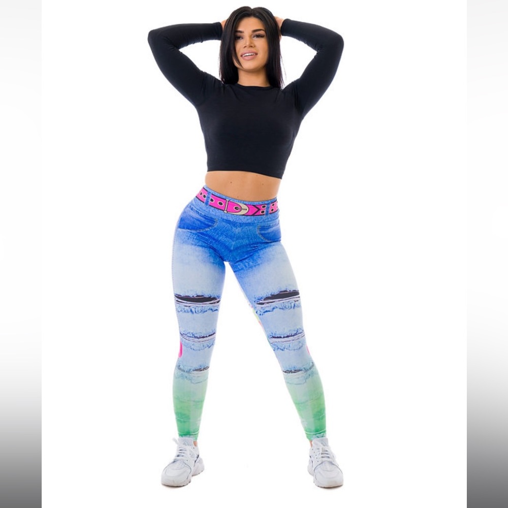 Faux Denim Leggings, Call Me Maybe